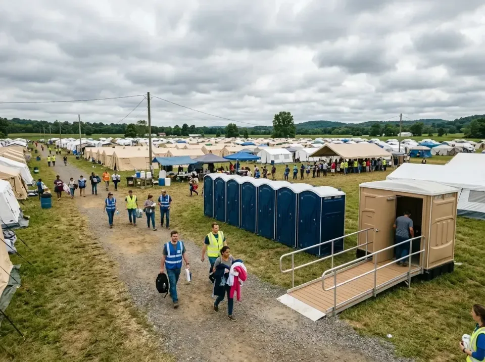 disaster-relief-camp-restrooms-010 — frequently asked questions, Dumpster & Portable Bathrooms Rental in Pennington Gap, VA